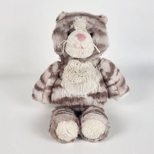 Mary Meyer Marshmallow Junior Cleo Kitty Plush Tabby Cat Stuffed 9" Brown Floppy